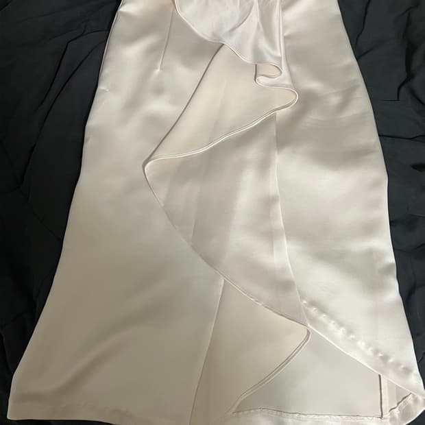 빈티지 러플 스커트