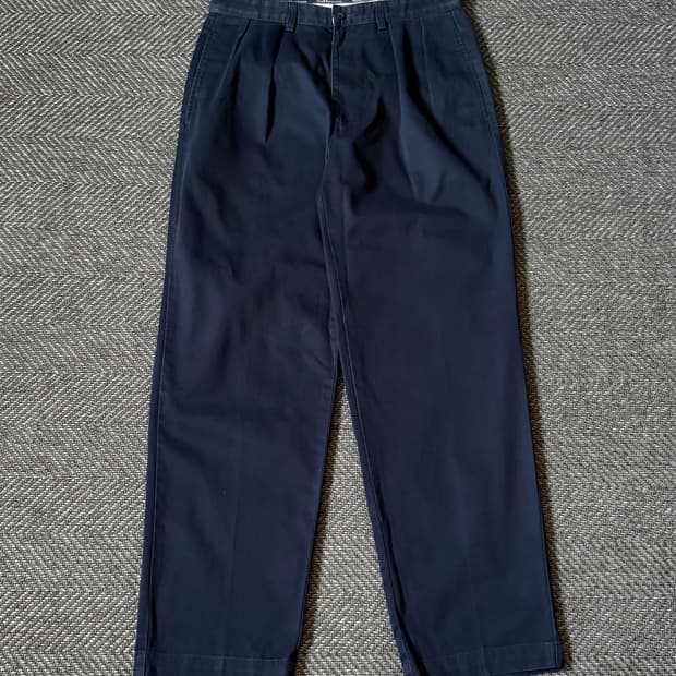 (32) 90s 폴로 랄프로렌 ANDREW 더블 플리츠 치노 팬츠