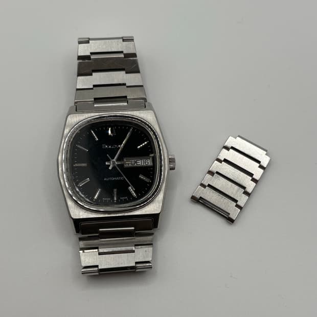 80s Bulova 테레비 오토매틱 시계