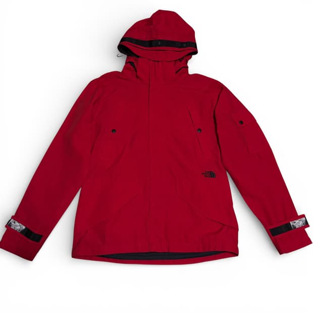 95 노스페이스 레드 바람막이 자켓