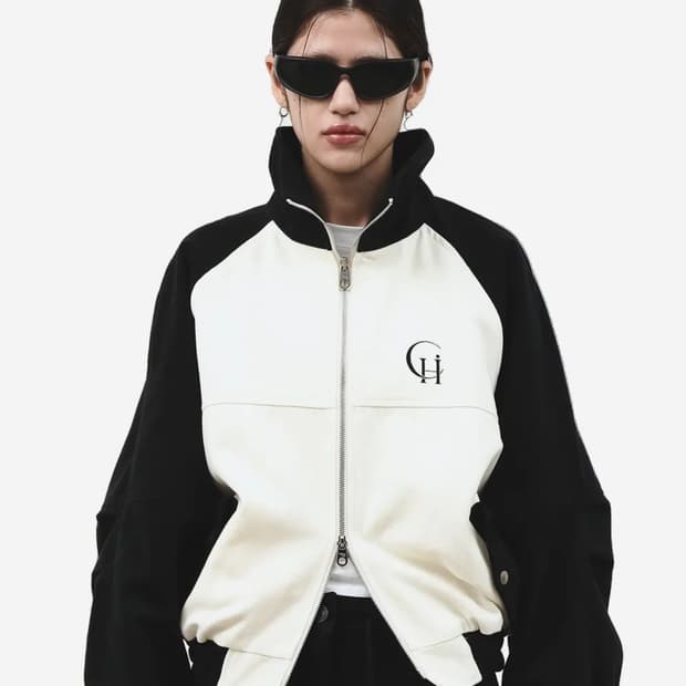 하이키클럽 콘트라스트 점퍼 [블랙]