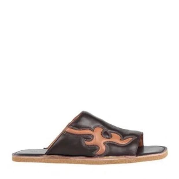 드리스반노튼 카우보이 웨스턴 슬라이드 샌들