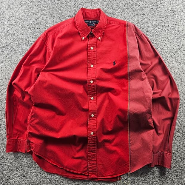 폴로랄프로렌 레이어 컷 언밸런스 커스텀 셔츠 ( M ) / 10984