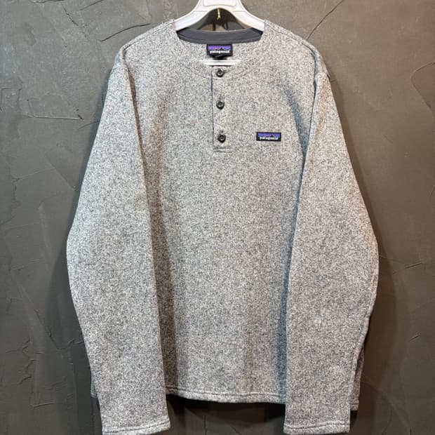 [L] PATAGONIA 파타고니아 헨리넥 풀오버 니트