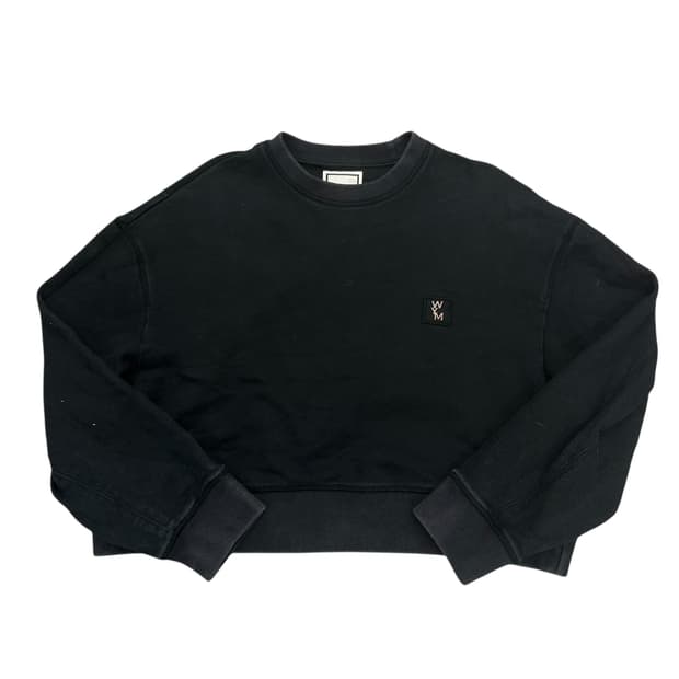 우영미 크롭 맨투맨