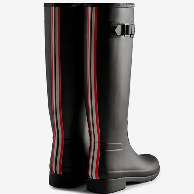 헌터 백프린트 톨 레인부츠 240-250