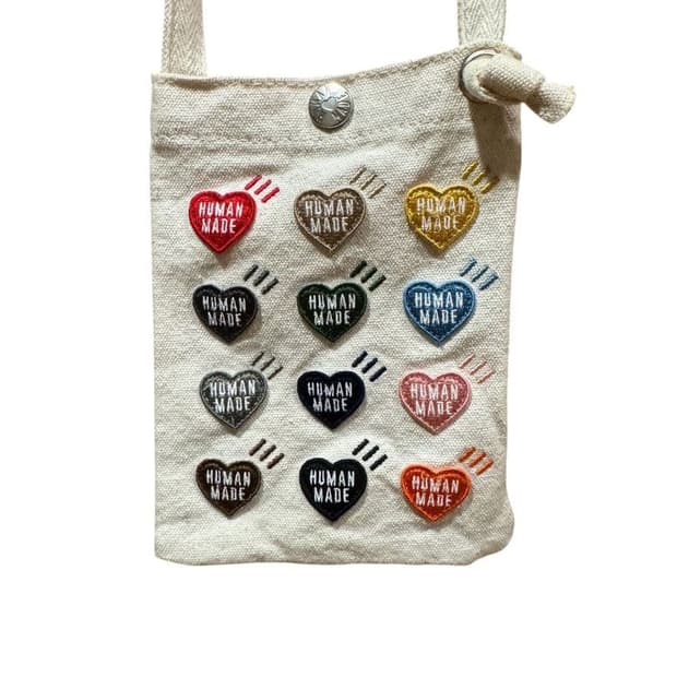 휴먼 메이드 멀티 하트 숄더 백