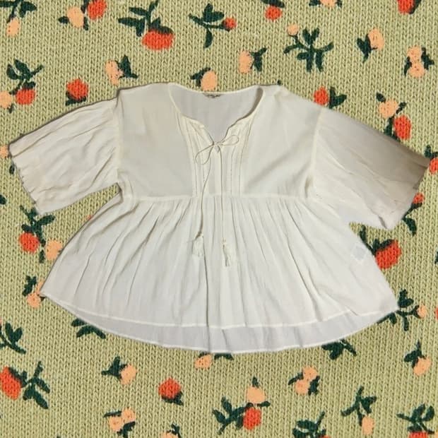 빈티지 모리걸 사와코 블라우스