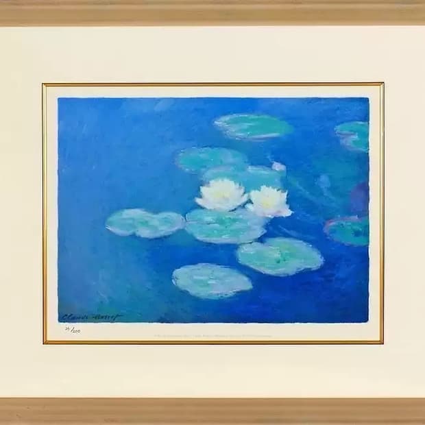 클로드 모네 수련 공식 라이센스 정식 판화 작품 그림 급매
