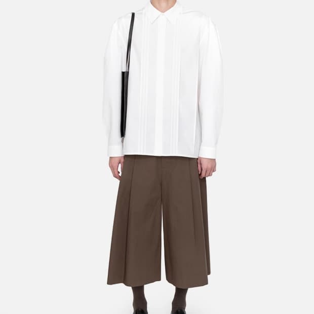 아모멘토 25ss 와이드 버뮤다팬츠 블랙 M
