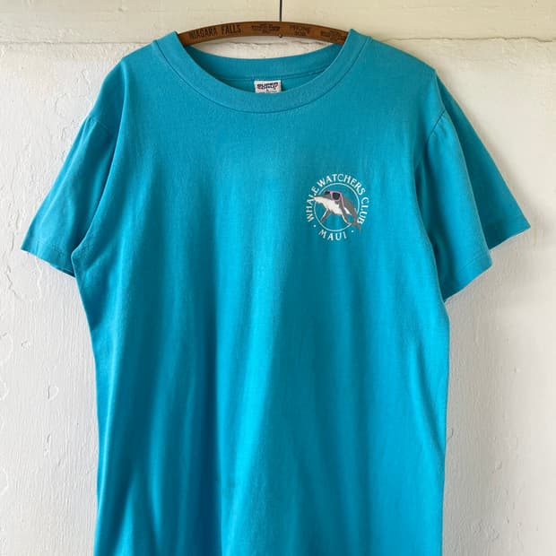 1985 Whale Watchers Club Maui T-shirt