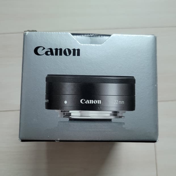 캐논 EFM 22mm 단렌즈(새상품급)
