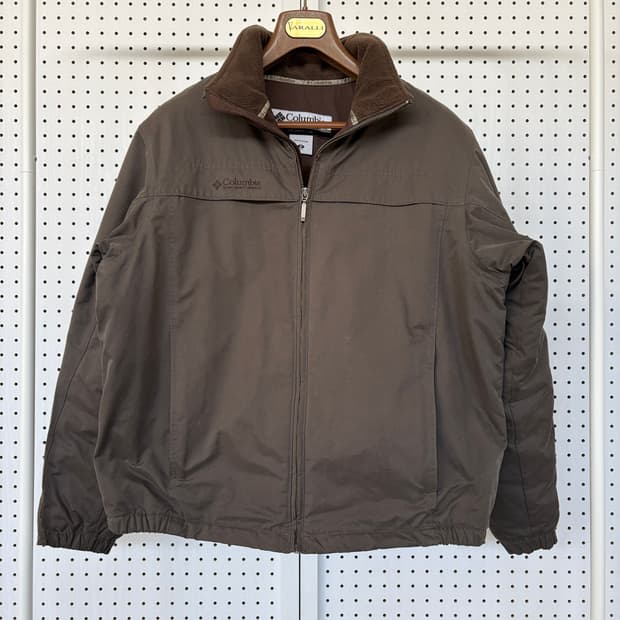 컬럼비아 남성 자켓 M 갈색 안감 후리스