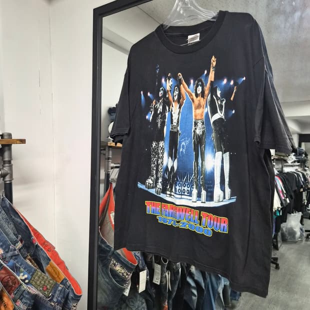 KISS The Farewell Tour 빈티지 티셔츠