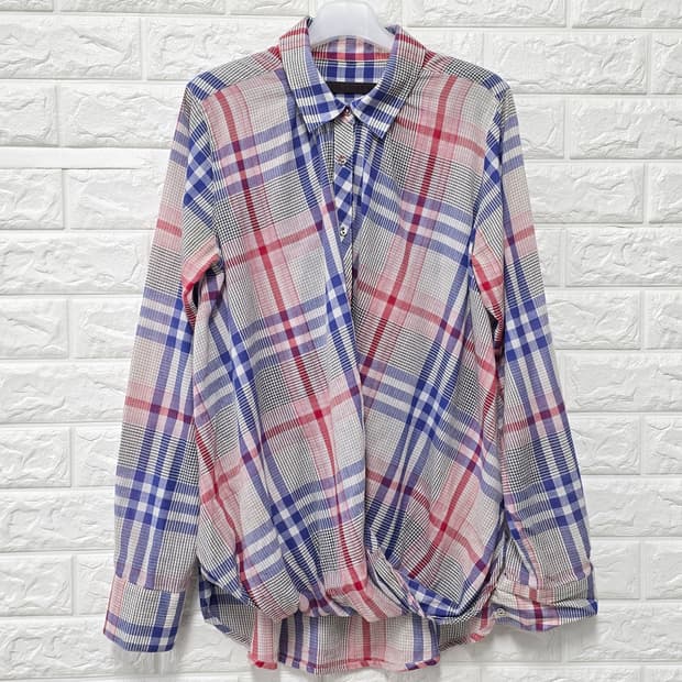 택포) 니콜라스케이 Nicholas K 체크 셔츠 S