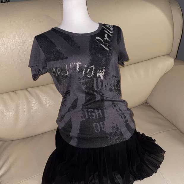 UK flag printing & lettering top 