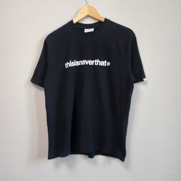 [S] 디스이즈네버댓 반팔 티셔츠 블랙