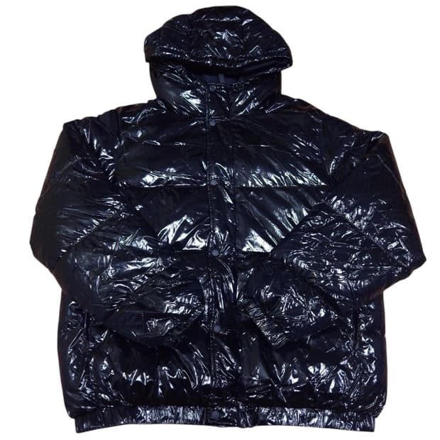 바배) ZARA 자라 유광 하이글로시 경량 패딩
