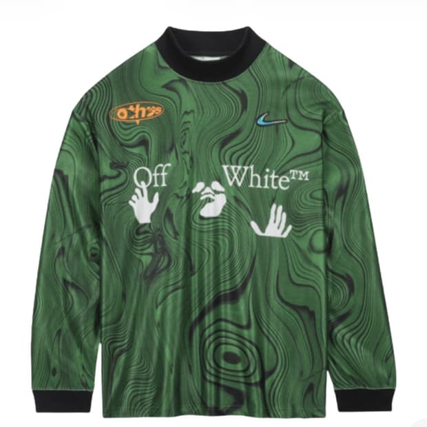 [XL]나이키 X 오프화이트 저지 긴팔 / 그린