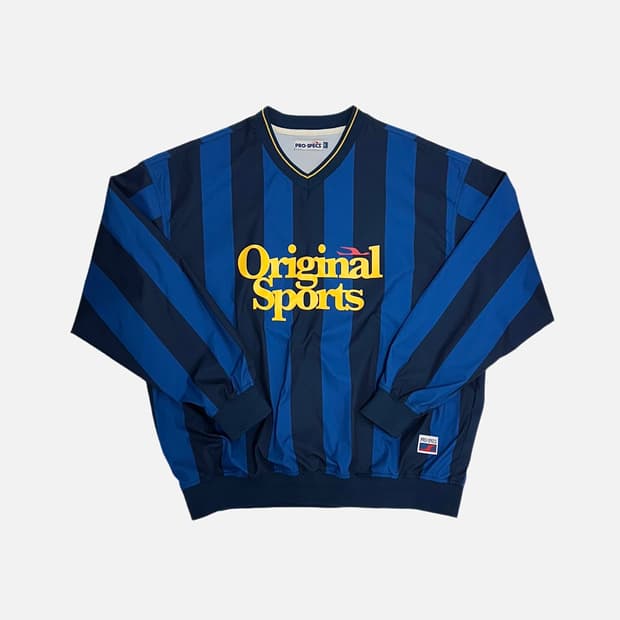 프로스펙스 스타디움 우븐 웜업 바람막이 블록코어