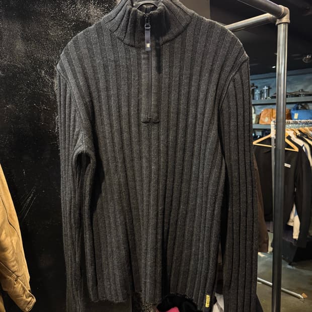 05. Armani Jeans Half Zip up Knit