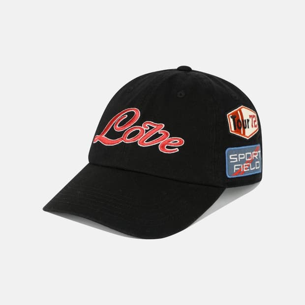 썬러브 SUNLOVE Love Tour Cap Black 캡 모자