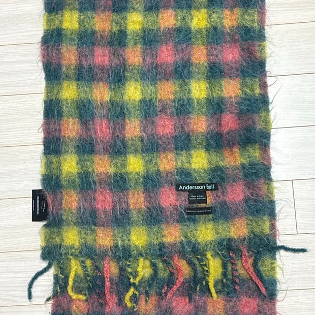 엔더슨벨 체크 베네토 머플러