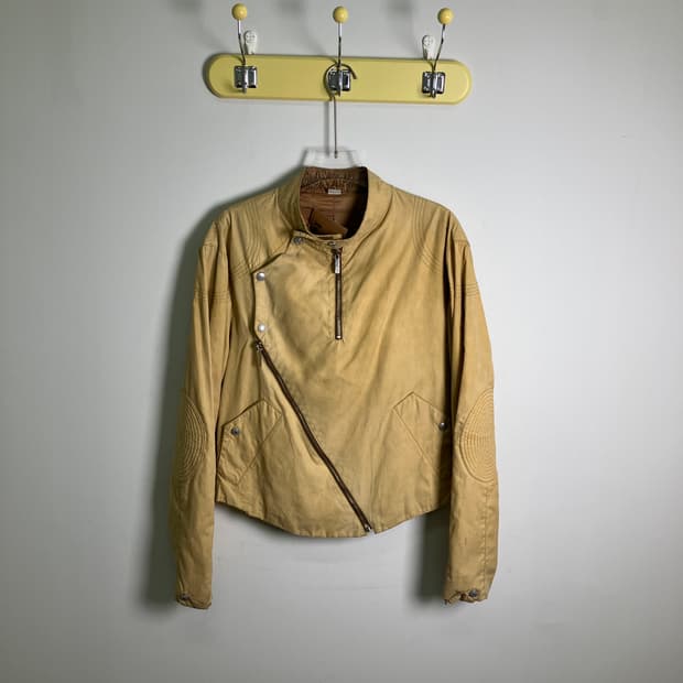 05SS 존 갈리아노 베이지 코튼 라이더 자켓 46