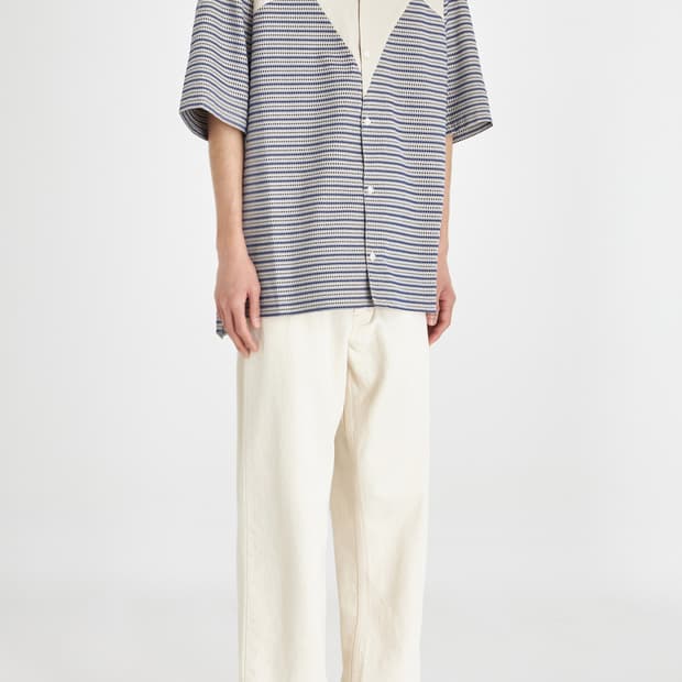 알루왈리아 Khorba 자카드 하프 셔츠