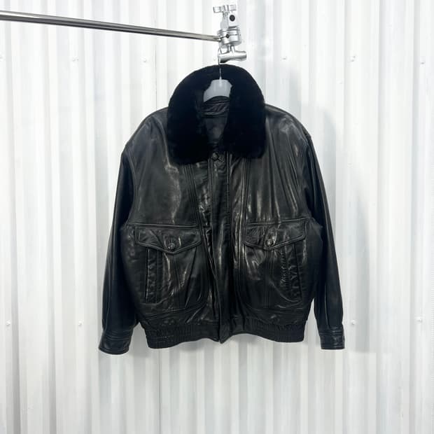 90s YSL lambskin bomber XL