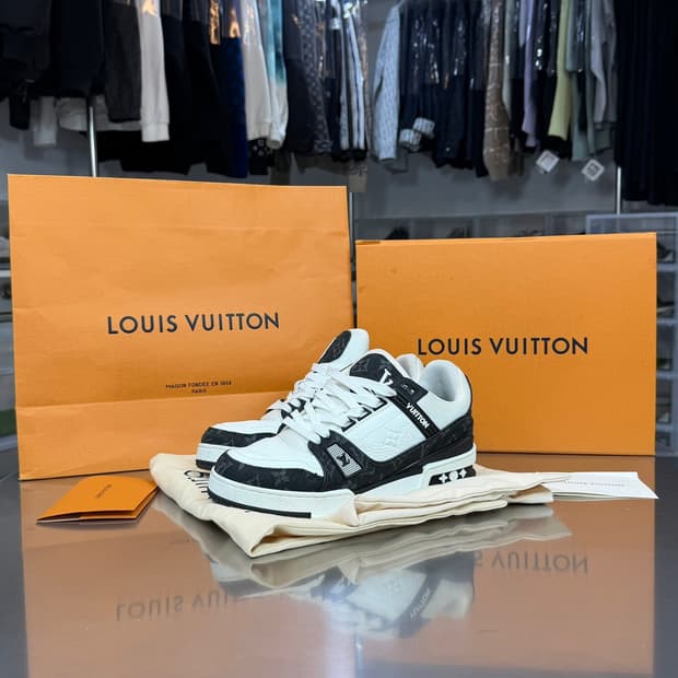 [리오브] 루이비통 LV 트레이너 데님 모노그램 스니커즈