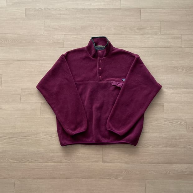 90s 파타고니아 신칠라 퍼플 그레이 플럼
