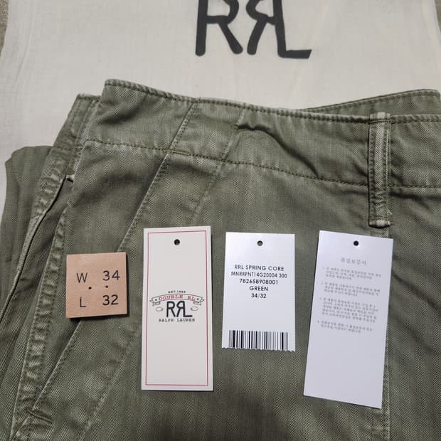 RRL 헤링본 퍼티그 34/32
