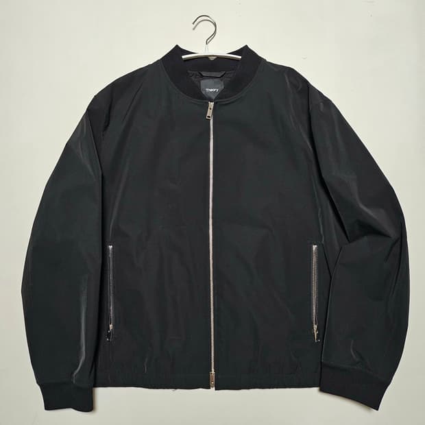 Theory 띠어리 블랙 봄버 자켓 XXL