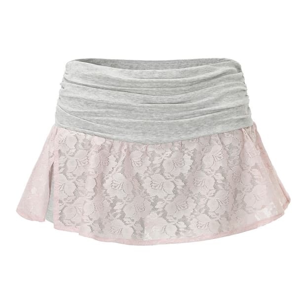 쓰리타임즈 블라썸 블로썸 셔링 스커트