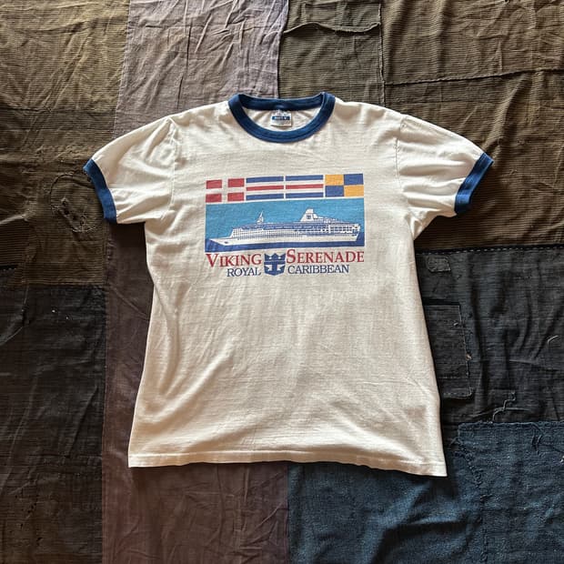 90s USA Hanes Vintage Ringer T Shirt