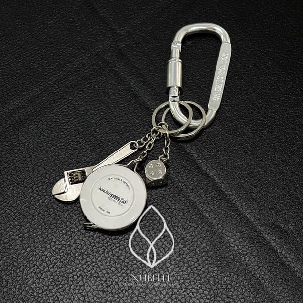 🌗 Carabiner tape keyring / 카라비너 줄자 키링