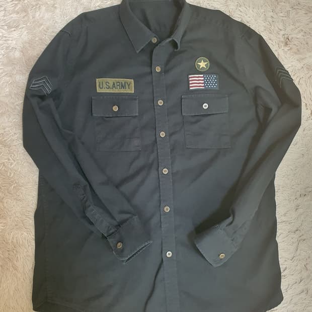 야상 셔츠 사이즈100