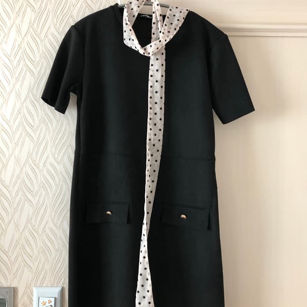 자라 원피스 블랙