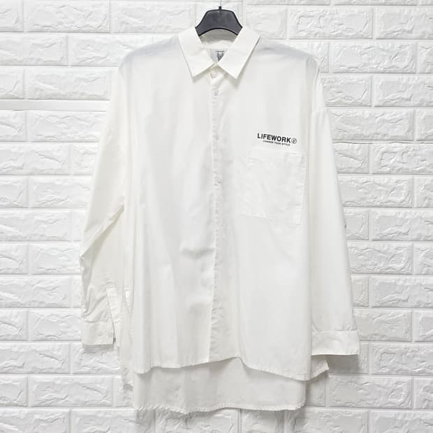 택포_ 라이프워크 화이트 셔츠 FREE