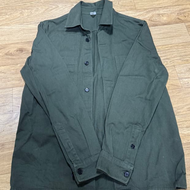 코스 셔츠 자켓(카키)