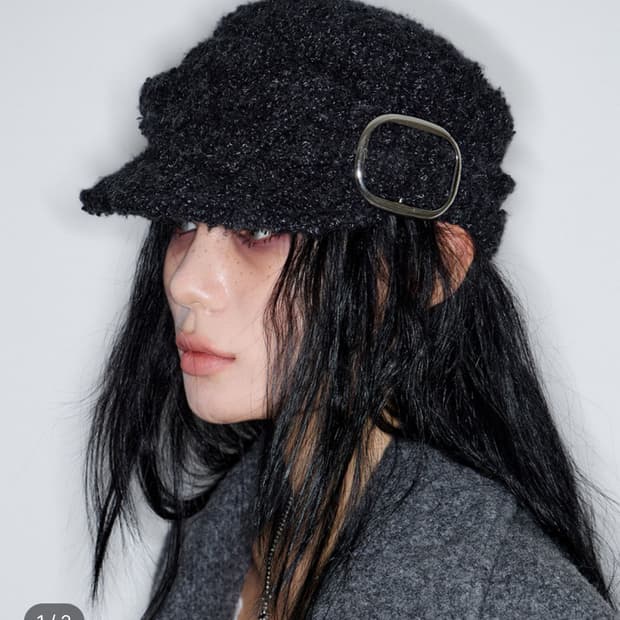 낫노잉 모자 Buckle Bellboy Cap (GREY)