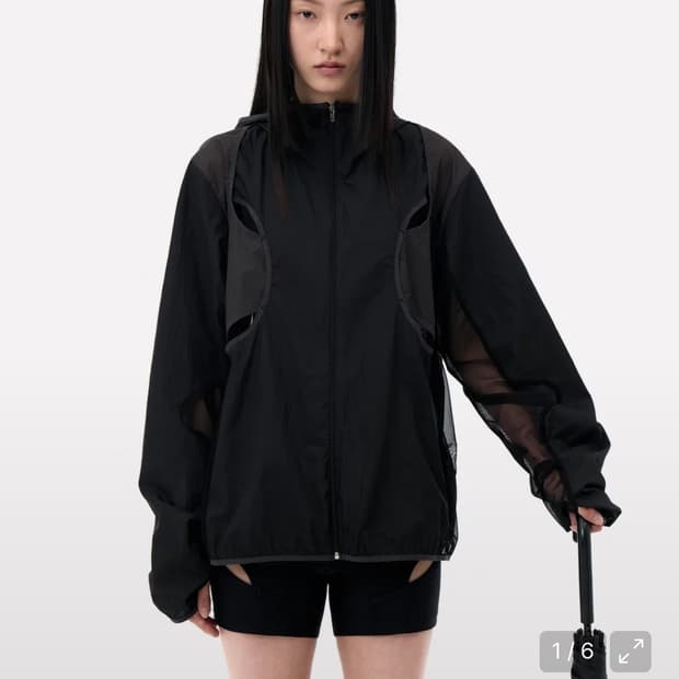 Packable Light Windbreaker / Black 오호스