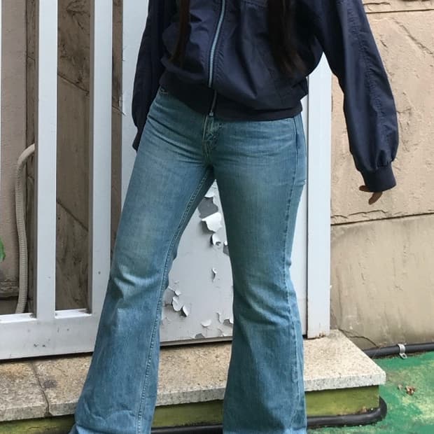 00s Levis 리바이스 벨바텀 데님팬츠
