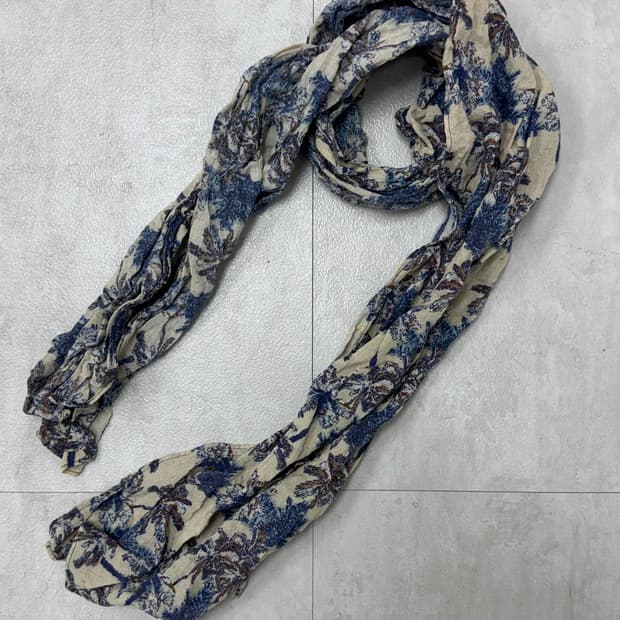•빈티지 야자수 패턴 머플러