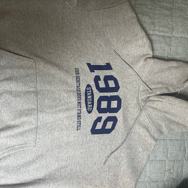 1989 무신사 스탠다드 회색 후드티 