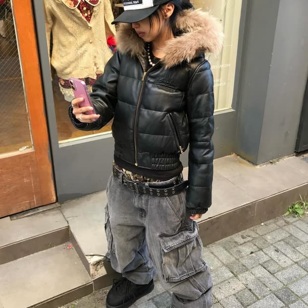 Sean John Fur Leathers Padded JK