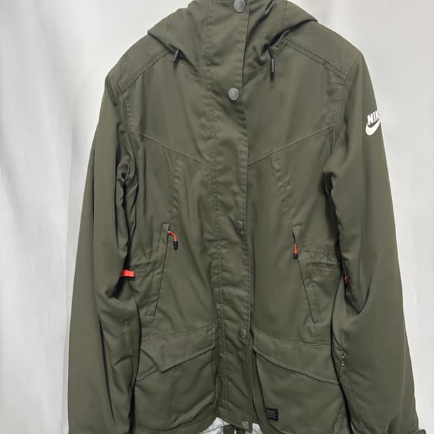 나이키 SB 허드슨 파카 카키 사파리 야상 자켓 M