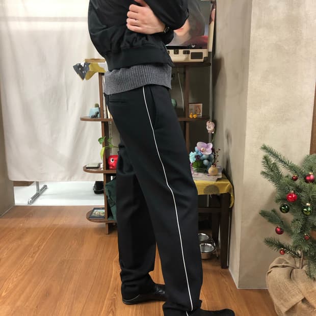 Dries van noten 사이드 라인 슬랙스 52