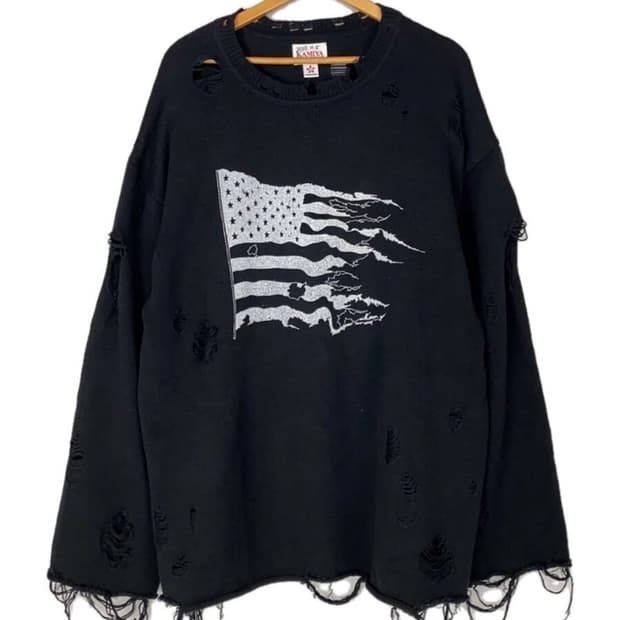 [L] kamiya 디스트로이드 워싱 브라운